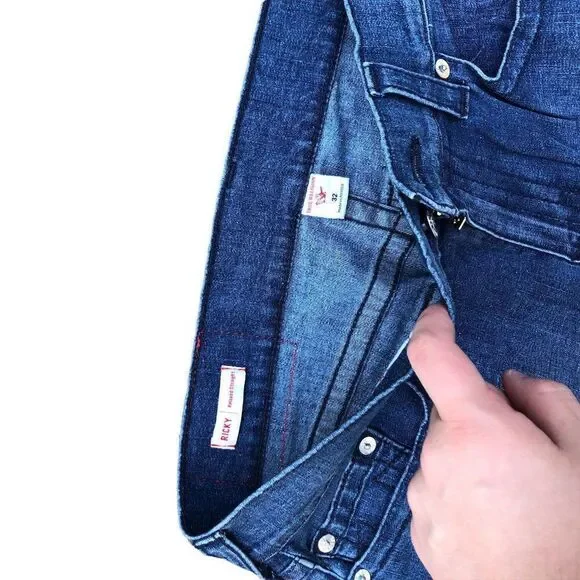 Brand New True Religion Jeans Size 32 RICKY RELAXED STRAIGHT Blue - Picture 6 of 9